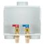 Du-All 1/2" CPVC Washing Machine Outlet Box w/ 1/4 Turn Ball Valves