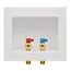 Du-All 1/2" Sweat Washing Machine Outlet Box w/ 1/4 Turn Ball Valves