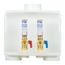 Du-All 1/2" CPVC Washing Machine Outlet Box w/ Water Hammer Arrestor Valves, 1/4 Turn