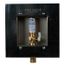 1/2" Sweat Ice Machine Outlet Box w/ 1/4 Turn Hammer Arrester Valve