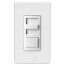 Single-Pole/3-Way IllumaTech Powerline Fluorescent Slide Dimmer, 600VA - White (120V)