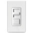 Single-Pole/3-Way IllumaTech Powerline Fluorescent Slide Dimmer, 600VA - White (277V)