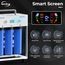 5-Stage Tankless Commercial Reverse Osmosis Drinking Water Filtration System w/ Dual Booster Pumps, Pressure Gauges, and Freestanding Bracket