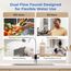Under Sink Tankless Dual-Flow Reverse Osmosis Water Filtration System (1200 GPD)