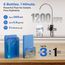 Under Sink Tankless Reverse Osmosis Water Filtration System w/ Alkaline Remineralization (1200 GPD)