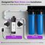 UVF20 LED UV Whole House Water Filter System w/ Built-In Automatic Flow Sensor, 12 GPM