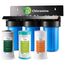 3 Stage Whole House Water Filter System w/ 10" Chloramine & Heavy Metal Reducing Filters