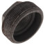 3" x 1-1/2" Black Bushing w/ Inside Head