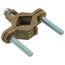 1/2" - 1" Bronze Grounding Clamp Kit w/ 24" 6g Copper Wire