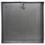 30" Square Water Heater Pan w/ 1" PVC Fitting (Galvanized Steel)