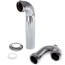 1-1/2" Chrome Plated Brass P-Trap, 17 GA W/CO