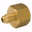 (46-64) 3/8" Flare x 1/4" FIP Brass Coupling Adapter