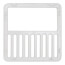 FD2375 CI Enameled Half Grate