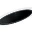 6" Round Super Slope Baffle Recessed Trim (White), 604W-WH
