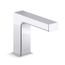 Strayt Touchless Lav Faucet with Kinesis Sensor Technology and Concealed Mixer, DC Powered, 0.5 GPM, K-104S37-SANA-CP