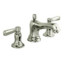 Bancroft Widespread Faucet w/ Metal Lever Handles (Polished Nickel)