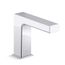 Strayt Touchless Lav Faucet with Kinesis Sensor Technology, HES Powered, 0.5 GPM, K-106S36-SANA-CP