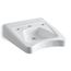 Morningside 27" x 20" Wall-Mount/Concealed Arm Bathroom Sink for 11-1/2" Centerset Faucets (White), K-12634-0