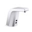 Sculpted Touchless Lav Faucet with Insight Sensor Technology, AC Powered, Less Drain, 0.35 GPM, K-13463-SATA-CP