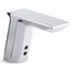 Geometric Touchless Lav Faucet, DC Powered, 0.5 GPM, K-13467-CP