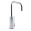 Gooseneck Touchless Lav Faucet with 24" Flexible Hose, AC Powered, 0.5 GPM, K-13475-CP
