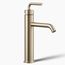Vibrant Brushed Bronze Purist Tall Single-Control Lavatory Faucet, K-14404-4A-BV