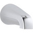 Coralais 8" Classic Non-Diverter Bath Spout (Polished Chrome), K-15137-CP