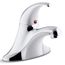 Coralais Single Handle Centerset Lav Faucet, 0.35 GPM (Polished Chrome), K-15583-4ATA-CP