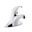 Coralais Single Handle Centerset Lav Faucet w/ Pop-Up Drain, 0.5 GPM (Polished Chrome), K-15583-4RA-CP
