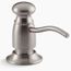 Soap/lotion dispenser with Traditional design (Clam shell packed) - Vibrant Stainless, K-1894-C-VS