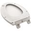 Brevia Quiet-Close Commercial Elongated Toilet Seat (White), K-20110-0