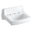 Greenwich 20-3/4" x 18-1/4" Wall-Mount/Concealed Arm Bathroom Sink for 8" Centerset Faucets (White), K-2030-0