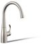 Simplice 1-Handle Swing Spout Bar Faucet (Stainless Steel), K-22034-VS