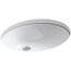Caxton 21-1/4" Undermount Bathroom Sink (White), K-2211-0