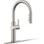Crue 1-Handle Pull Down Kitchen Faucet (Stainless Steel), K-22972-VS