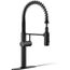 Crue Semi-Professional 1-Handle Pull Down Kitchen Faucet (Matte Black), K-22973-BL