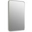 Essential 22" x 34" Rectangular Framed Mirror, Brushed Nickel, K-26052-BNL