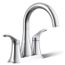 Simplice Two Handle Centerset Lav Faucet (Polished Chrome), K-27388-4-CP