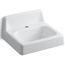Hudson 19" 1-Hole Wall-Mount Bathroom Sink (White), K-2805-0