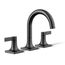 Venza Two Handle Widespread Lav Faucet, 1.2 GPM (Matte Black), K-28125-4-BL