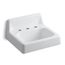 Hudson 19" Wall-Mount Bathroom Sink for 8" Centerset Faucets (White), K-2863-0