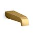 Pitch Wall Mount Tub Spout, Non-Diverter (Moderne Brass), K-30105-2MB