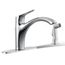 Rival 1-Handle Swing Spout Kitchen Faucet with Spray (Polished Chrome), K-30471-CP