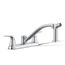 Jolt 2-Handle Swing Spout Kitchen Faucet with Spray (Polished Chrome), K-30616-CP