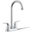 Jolt 2-Handle Gooseneck Spout Bar Faucet (Polished Chrome), K-30617-CP
