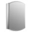Archer 20" W x 31" H Aluminum Single-Door Medicine Cabinet with Mirrored Door, K-3073-NA