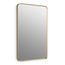 Essential 24" x 36" Rectangular Framed Mirror, Brushed Gold, K-31364-BGL