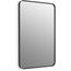 Essential 24" x 36" Rectangular Framed Mirror, Matte Black, K-31364-BLL