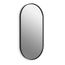 Essential 18" x 36" Capsule Framed Mirror, Matte Black, K-31371-BLL