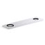 8" Two-Hole Escutcheon Plate for Insight and Kinesis Lav Faucets and Soap Dispensers (Square), K-38166-CP